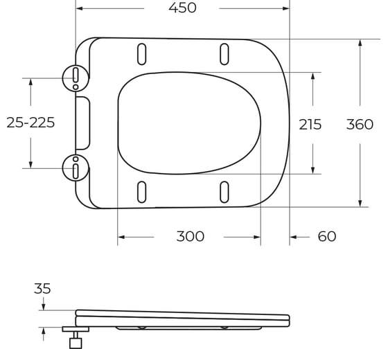 Сиденье BelBagno ARDENTE-C дюропласт, soft close, металлическое крепление, черное матовое, BB3202SC-MB