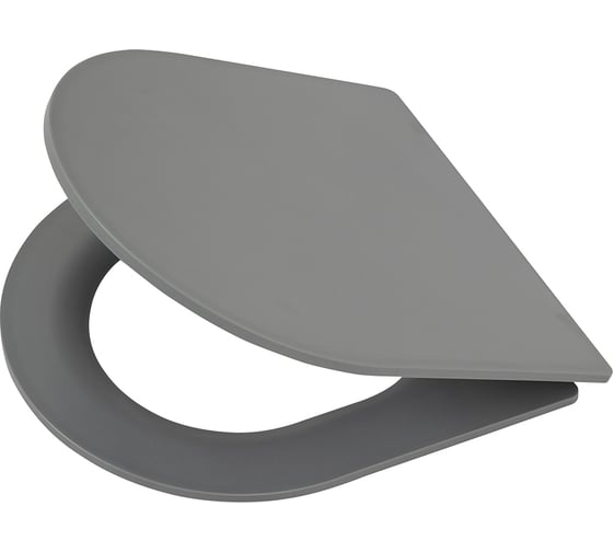 Сиденье BelBagno COLORATO дюропласт, soft close, металлическое крепление, серое матовое BB062SC-GR 1