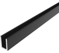 П-профиль для душевых перегородок Диал под стекло 8мм черный 3000-6063 4687206143906