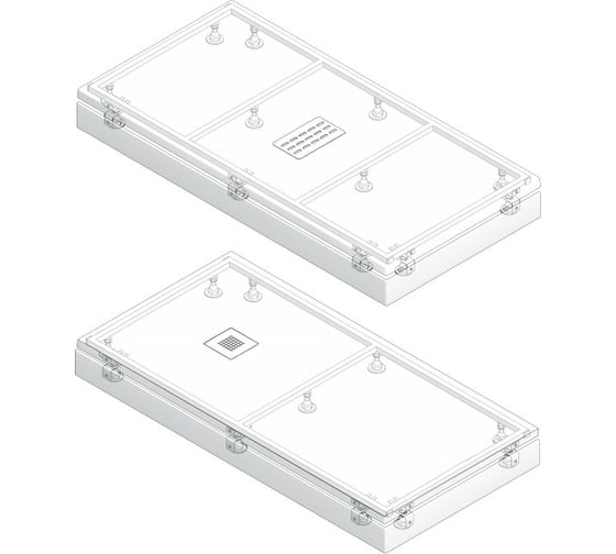 Экран Good Door ABS 1100x800 белый ЭЛ00135