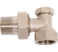 Клапан DOUBLE-LIN отсекающий Double Lin радиаторный настроечный нижний угловой 3/4 LL3018(3/4")