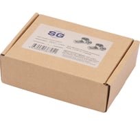Угловой кран-вентиль SG, ручка колпак, хром, 1х3/4 г/г, 2 шт 8511SCH1005/2