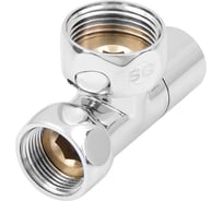 Угловой кран-вентиль SG, ручка колпак, хром, 1х3/4 г/г, 2 шт 8511SCH1005/2