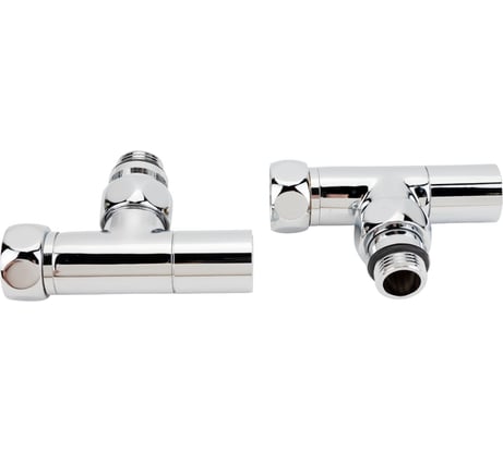 Угловой кран-вентиль SG, ручка колпак, хром, 3/4х1/2 г/ш, 2 шт 02CH0405/2