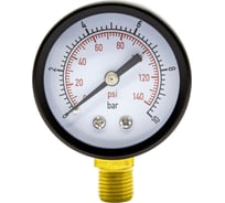 Манометр радиальный Damento, 1-10 бaр, 1/4", 1/200 023661