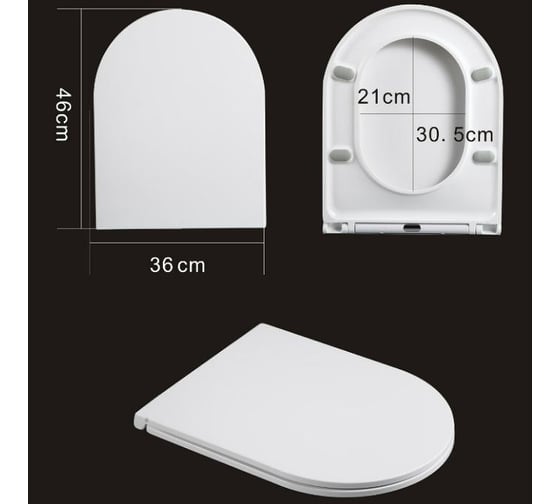 Сиденье для унитаза WeltWasser WW 009 GL-WT 10000003676