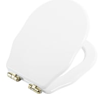 Сиденье BelBagno BOHEME МДФ, Soft close, металлическое крепление, петли золото BB115SCM-ORO