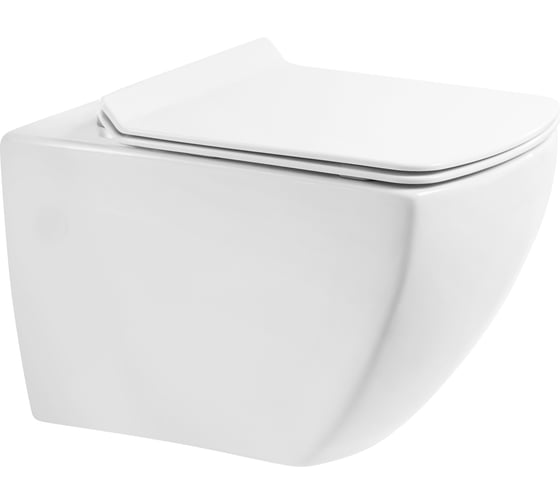 Сиденье дюропласт BelBagno CARINA soft close, металлическое крепление BB1077SC