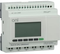 Программируемый контроллер ONI логистический ПЛК PLR-M. CPU DI12/DO06 220В AC PLR-M-CPU-18R00AAC