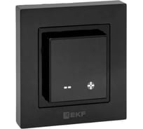 Термостат для теплых полов электронный EKF черный 16 A 230В ett-10b