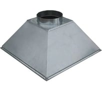 Зонт купольный Вентмаркет 600x800 D150мм, из оцинкованной стали Zont600х800/D150