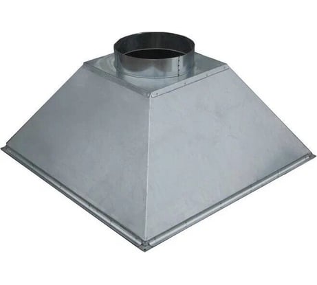 Зонт купольный Вентмаркет 600x800 D200мм, из оцинкованной стали Zont600х800/D200