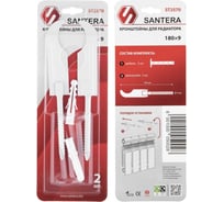 Кронштейн для радиатора SANTERA плоский 180 9 2 ST2570 на бистере (топорик) ST2570BL