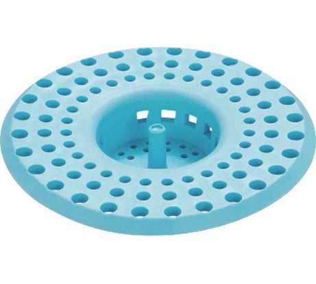Ситечко для раковины, мойки СУПРИМПЛАСТ голубой 1SDRM66_04H