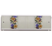 Экран под ванну Alavann Оптима Decor 150 анютины глазки ALV0529008