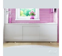 Экран под ванну Alavann Crystal 170 см, раздвижной ALV0257002