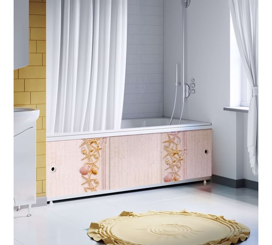 Экран под ванну Alavann Оптима Decor 150 морские ракушки ALV0529029