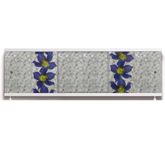 Экран под ванну Alavann Оптима Decor 170 клематис большой ALV0530011