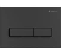 Панель смыва Aqueduto AQD RETANGULO черный матовый RET0140