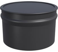 Заглушка тройника Металлик и Ко 150, AISI 430 0.50, ВН, RAL 9005, терм. о О0000148154
