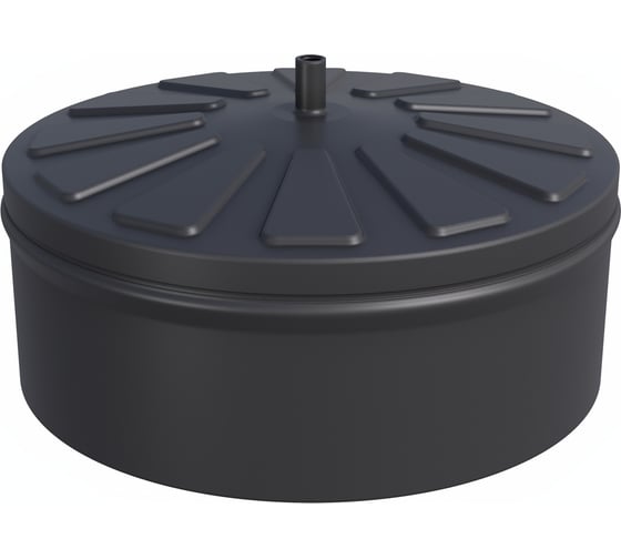 Заглушка тройника сэндвича Металлик и Ко с к о 210x150, Оц 0.50 AISI 430 0.50, конденсат, RAL 9005, терм. о О0000148166 1