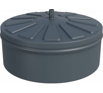 Заглушка тройника сэндвича Металлик и Ко с к о 210x150, Оц 0.50 AISI 430 0.50, конденсат, RAL 7024, п о О0000069567