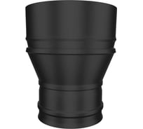 Переходник Металлик и Ко с конусом 100x115, AISI 430 0.80, RAL 9005, терм. о О0000113124