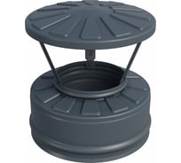 Оголовок Металлик и Ко 200x115, Оц 0.50 AISI 430 0.50, конденсат, RAL 7024, п о О0000092623