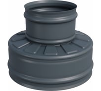 Оголовок без зонта Металлик и Ко 200x115, Оц 0.50 AISI 430 0.50, конденсат, RAL 7024 п о О0000148193