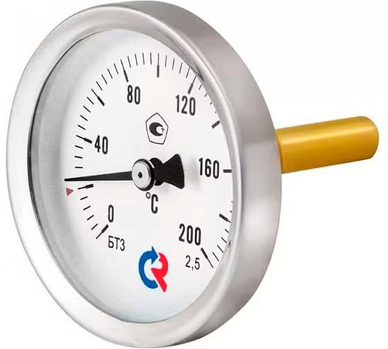 Термометр РОСМА БТ-31.211 (-40-60С) ДК63 L=46 G1/2, общетехн., гильза латунь, 2.5 D070-02184