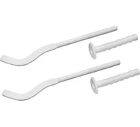 Кронштейн для радиатора плоский SANTERA170 7 ST 2566PBG в пакете, полностью белый ST2566PBG