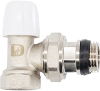 Клапан нижний радиаторный угловой с уплотнительным кольцом Damento Clima 1/2" В-Н 023007