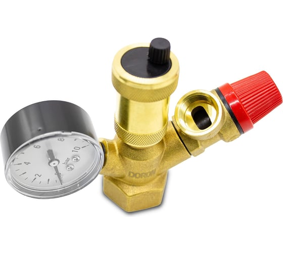 Группа безопасности для котла Doron 1", 3 бар, МИНИ 016200