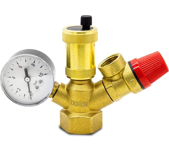 Группа безопасности для котла Doron 1", 1.5 бар, МИНИ 016199 1