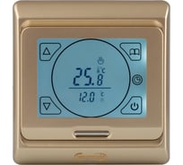 Терморегулятор программируемый Warmcoin W91 золото Термостат_W91_gold