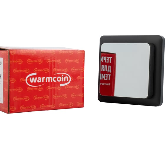 Терморегулятор программируемый с WiFi Warmcoin W600i черный зеркальный W600_WIFI_черный_зерк