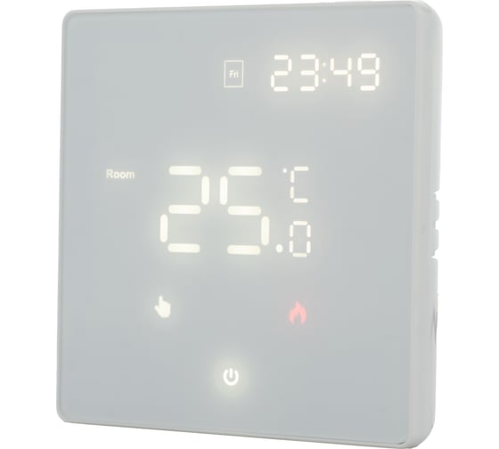Терморегулятор программируемый с WiFi Warmcoin W500i SNOW W500_белый_WIFI