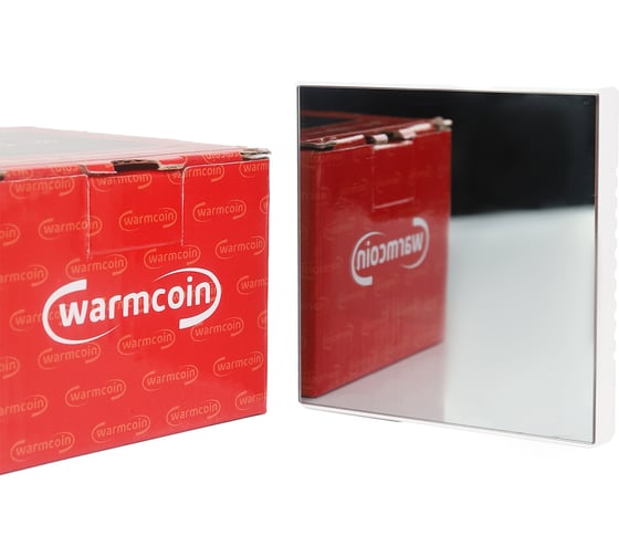 Терморегулятор программируемый Warmcoin W200 Mirror белый W200_белый_зерк