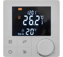 Терморегулятор программируемый c Wi-Fi Warmcoin W101 белый WС_ W101_WI-FI_белый