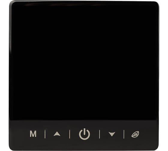 Терморегулятор программируемый c Wi-Fi Warmcoin W100 черный Терморегулятор Warmcoin_W_100B_WIFI_черный