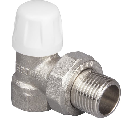 Клапан запорный угловой TEBO ВН/НАР 1/2" T-ТА.Кл.352.12.CN 1