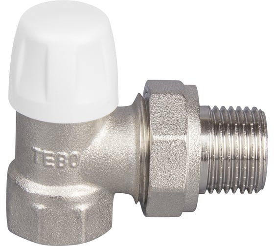 Клапан запорный угловой TEBO ВН/НАР 1/2" T-ТА.Кл.352.12.CN