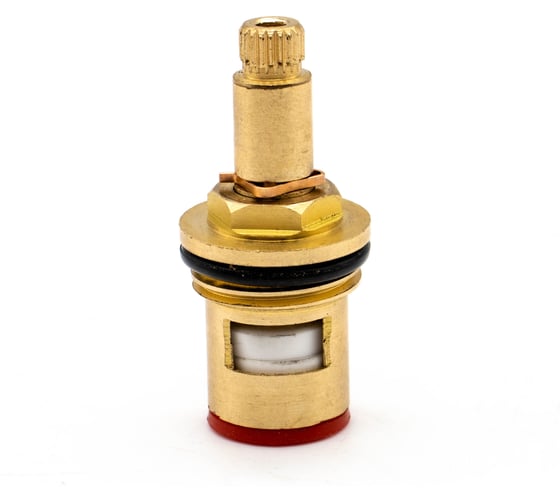 Кран-букса DORON 1/2 керамика, 20 шлиц, 180 градусов D411 (2/500) 007150 1