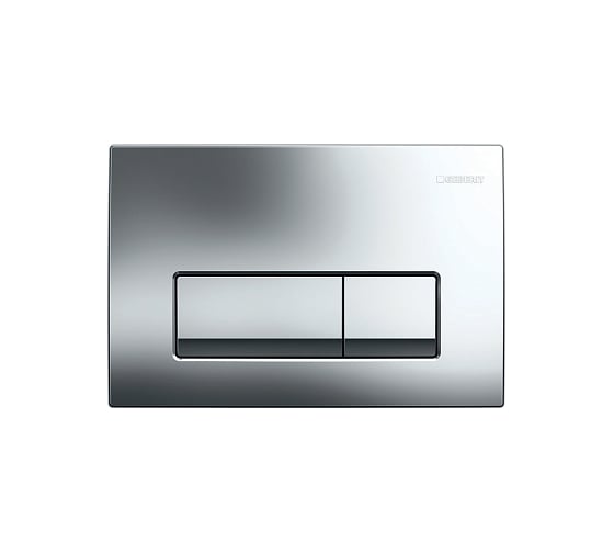 Смывная клавиша Geberit 115.105.21.1 Delta51 двойной смыв, глянцевый хром 00024977 1