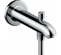 Излив на ванну Hansgrohe 13424000 22.8 см с переключателем на душ 00051409
