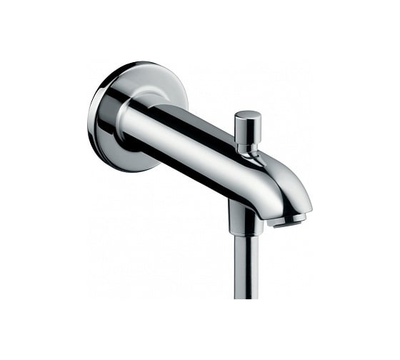 Излив на ванну Hansgrohe 13424000 22.8 см с переключателем на душ 00051409