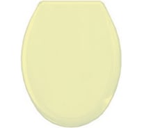 Жесткое сиденье для унитаза Океан кремовое, без рисунка 1/10 104-407-00-06