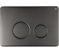 Клавиша смыва IDDIS Unisteel механическая, матовый графит UNSR2GMi77