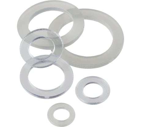 Набор прокладок MasterProf Сантехник №3 ПВХ 6 шт ИС.131417