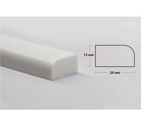 Акриловый бордюр для ванны Волшебная палочка PVSH24 1800х24х12 мм УТ000065229